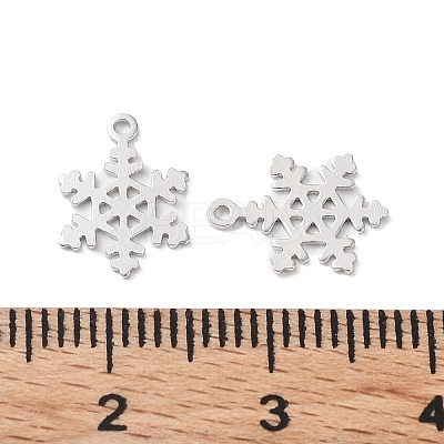 Rhodium Plated 925 Sterling Silver Charms STER-C003-19P-1