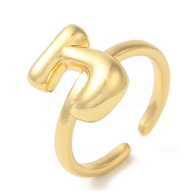 Brass Open Cuff Rings RJEW-U008-06J-G-1