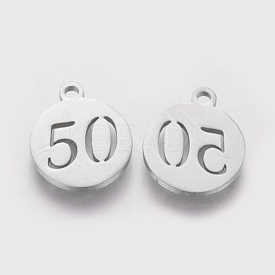 Non-Tarnish 201 Stainless Steel Charms STAS-Q201-T184-1