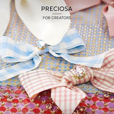 Preciosa® MAXIMA Crystal Sew-On Cups LS-Y-PRC-SD18-00030-200-G-1