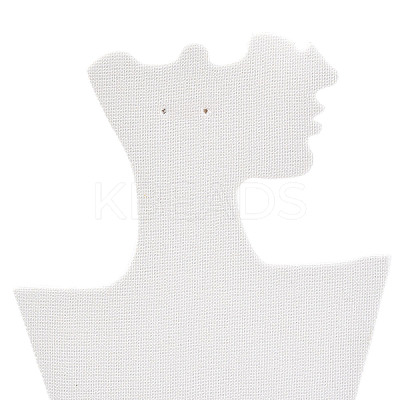 Cardboard Covered with Velvet Necklace & Earring Display Stands LS-ODIS-Q041-04A-02-1