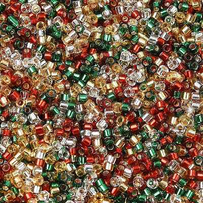 4 Colors 11/0 Christmas MIYUKI Delica Seed Beads SEED-X0058-20-1