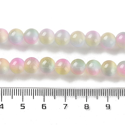 Cat Eye Beads Strands CE-P004-B-8mm-1