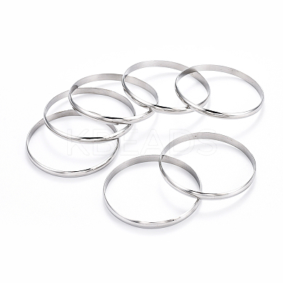 Fashion 201 Stainless Steel Bangle Sets BJEW-L664-024A-P-1-1