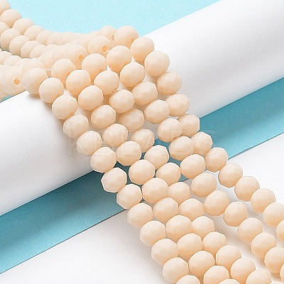 Glass Beads Strands EGLA-A034-P4mm-MD05-1