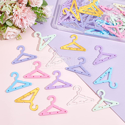 42Pcs 7 Colors Opaque & Transparent Acrylic Earring Display Accessories EDIS-PH0001-33-1