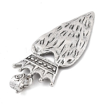 Tibetan Style Alloy Big Pendants PALLOY-D362-02AS-C-1