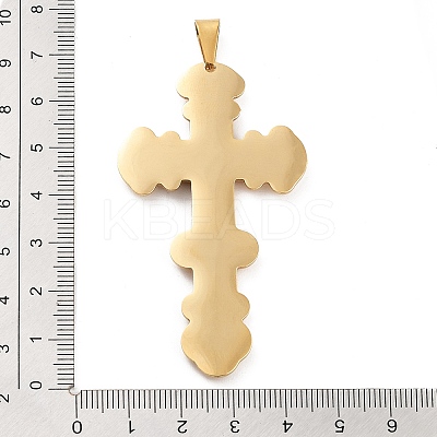 Ion Plating(IP) 304 Stainless Steel Big Pendants STAS-I002-M06-G-1
