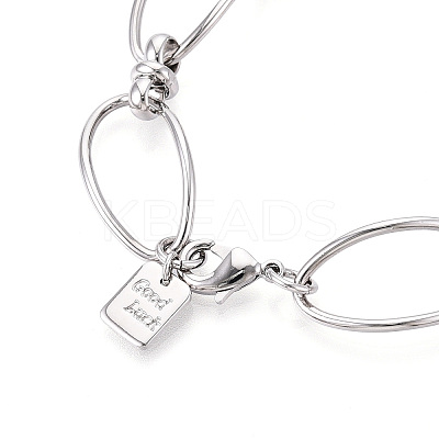 Brass Chain Bracelets BJEW-N032-01P-1