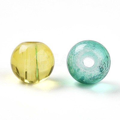 Baking Paint Transparent Glass Beads X1-DGLA-Q022-6mm-M-1