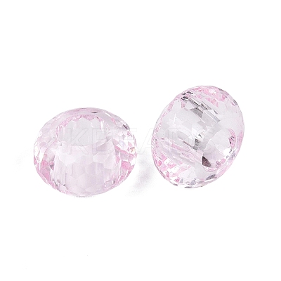Transparent Glass European Beads GPDL-Q024-14mm-A10-1