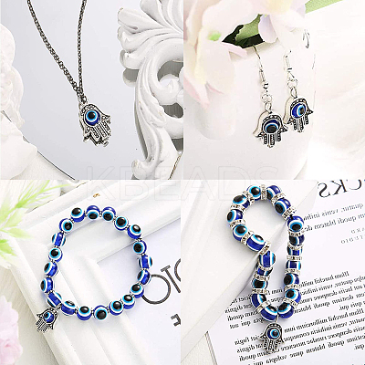 Alloy Lampwork Pendants PALLOY-CJ0001-168-1