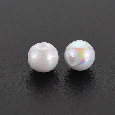 Opaque Acrylic Beads MACR-S370-D8mm-01-1