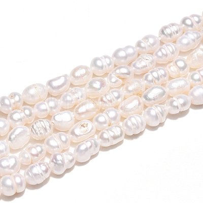 Natural Cultured Freshwater Pearl Beads Strands LS-PEAR-N012-02N-01-1