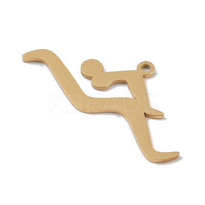 304 Stainless Steel Pendants STAS-B062-10G-1