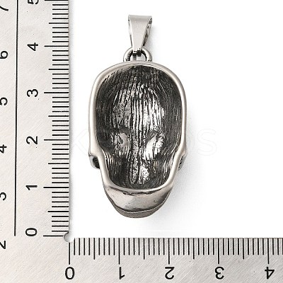 304 Stainless Steel Pendants STAS-Z045-03A-AS-1