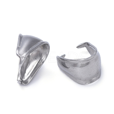Tarnish Resistant 304 Stainless Steel Snap on Bails STAS-E466-22P-1