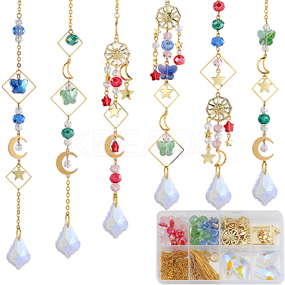 DIY Pendant Decoration Suncatchers Making Kit DIY-SC0024-01-1