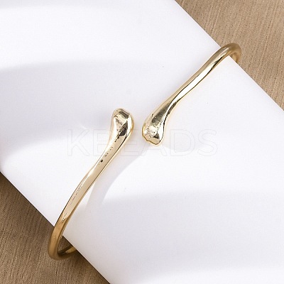 Alloy Arm Cuff Bangles Girl Women LS-AJEW-A063-02G-1