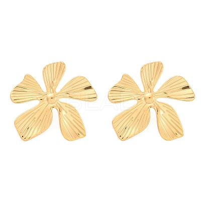 304 Stainless Steel Stud Earrings for Women EJEW-K306-20G-1