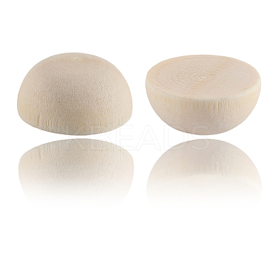 Unfinished Natural Wood Cabochons WOOD-SP0001-55C-1