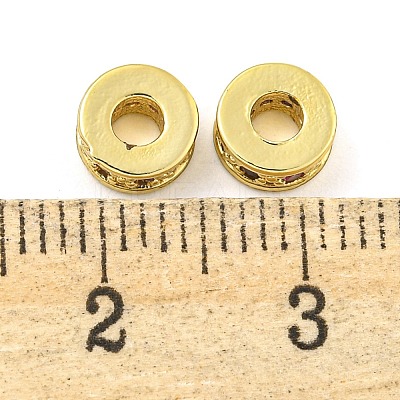 Rack Plating Brass Micro Pave Cubic Zirconia Spacer Beads KK-F089-39B-G02-1