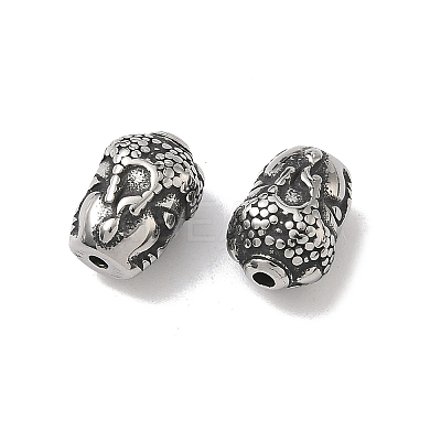 Retro 316 Surgical Stainless Steel Beads STAS-L307-12AS-1