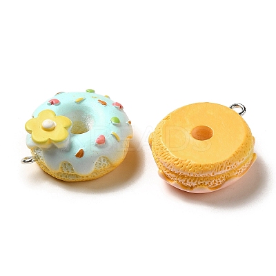 Opaque Resin Imitation Food Pendants RESI-G093-01-1