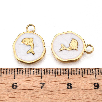 304 Stainless Steel Pendants STAS-N108-09A-G-1