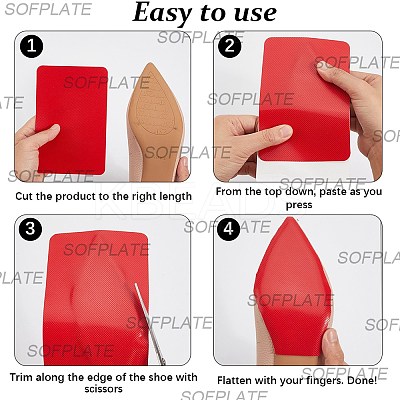 4Pcs Shoe Sole Repair AJEW-SP0002-47C-01-1