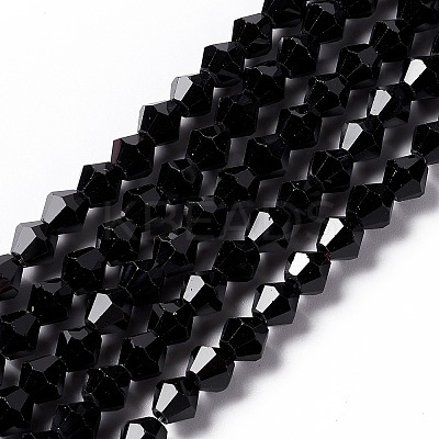 Imitation Austrian Crystal 5301 Bicone Beads LS-GLAA-S026-6mm-10-1