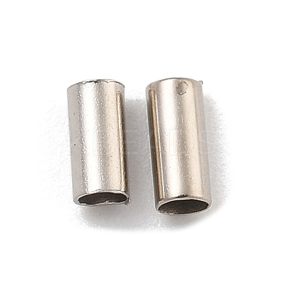 Brass Tube Beads KK-B120-03B-P-1