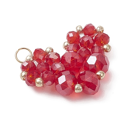 Glass Pendantns PALLOY-MZ01145-01-1