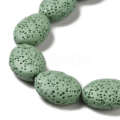 Natural Lava Rock Beads Strands G-O126-03A-M-1