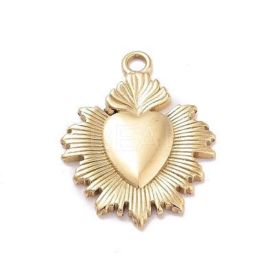 Ion Plating(IP) 304 Stainless Steel Pendants STAS-E187-05G-1