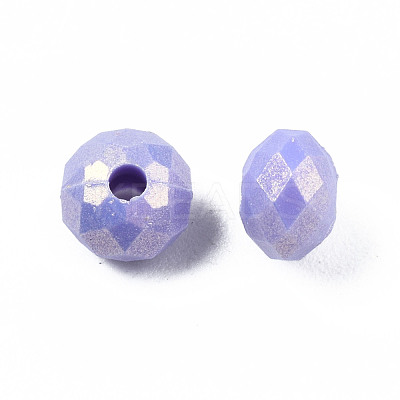 Spray Painted Acrylic Beads MACR-S280-03-1