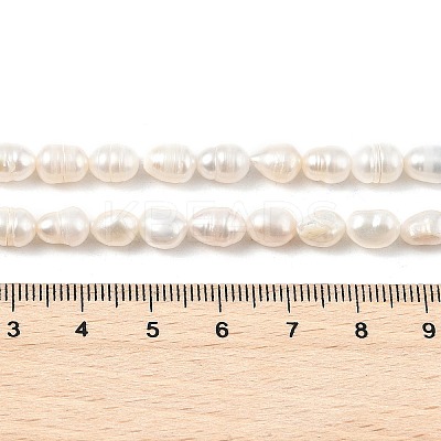 Natural Cultured Freshwater Pearl Beads Strands PEAR-I007-01B-02B-01-1