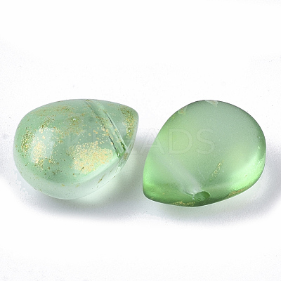 Transparent Spray Painted Glass Beads GLAA-T017-01-A01-1
