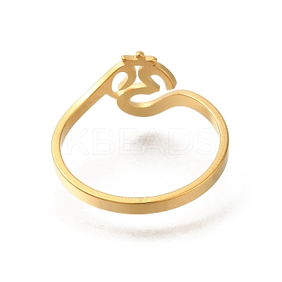 304 Stainless Steel Rings for Women RJEW-S238-09G-1