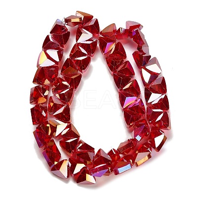 Electroplate Glass Beads Strands EGLA-P066-02A-AB03-1