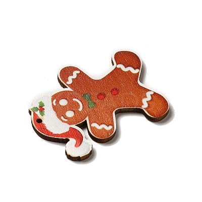 Single Face Printed Wood Pendants WOOD-H102-02F-1