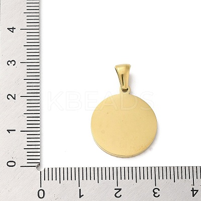 Ion Plating(IP) 304 Stainless Steel Pendants STAS-I204-D-G-1