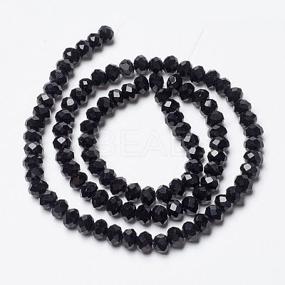 Opaque Solid Color Imitation Jade Glass Beads Strands EGLA-A044-P2mm-D18-1