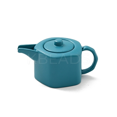 Mini Alloy Tea Set Display Decorations DJEW-G028-03A-1