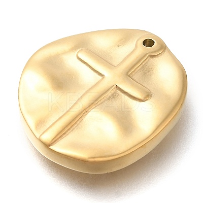 304 Stainless Steel Pendants STAS-P369-07G-1
