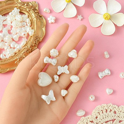 247Pcs ABS Plastic Imitation Pearl Beads Sets KY-YW0001-58-1
