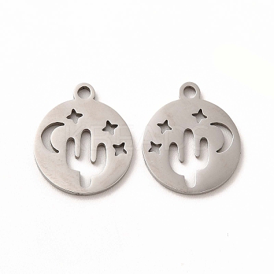 Non-Tarnish 201 Stainless Steel Charms LS-STAS-E188-10P-1