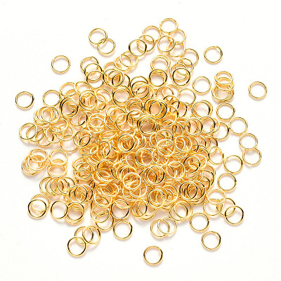 Brass Open Jump Rings X-KK-S358-001G-1
