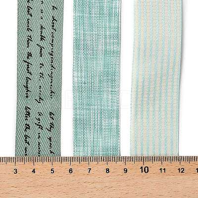 9 Yards 3 Styles Polyester Ribbon SRIB-A014-C08-1