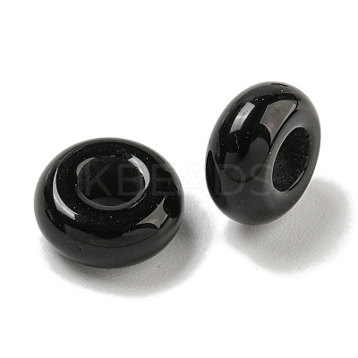 Natural Black Stone Beads G-Q173-03A-16-1